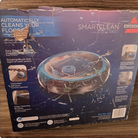 Vacuum Bissell~1605 Smart Clean Automatic Robot Vacuum Cleaner~NEW - Picture 2 of 12